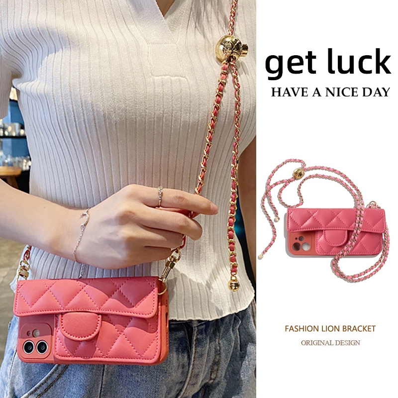 适用小米14Ultra手机壳14Pro可调节13X至尊版斜跨C186挂绳12X小香风mi14零钱包11pro+门禁卡xiaomi14pro轻奢