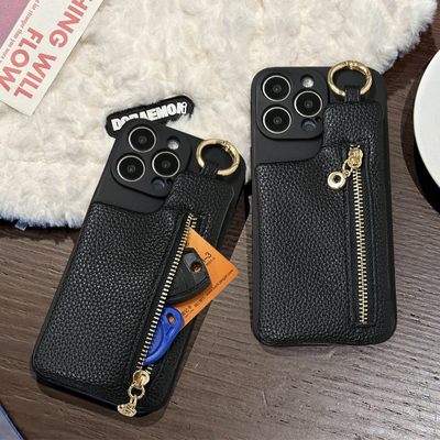 适用小米POCOM6Pro手机壳M6插卡套M5S耳机M5可装卡M4Pro门禁M3复古m6零钱包Lite小众m5s时尚创意防摔保护套