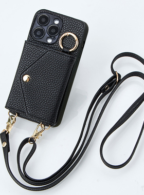 坎宁安适用于小米15Pro手机壳civi4pro零钱包14/12SE斜跨绳11Ultra化妆镜mi10s插卡套civi1s补妆3s小众CC9