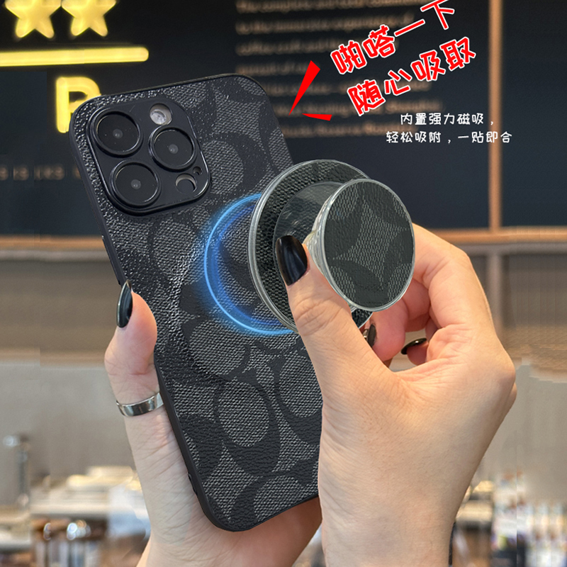 坎宁安适用于一加Ace5pro手机壳ace3V磁吸支架1+13商务10Pro折叠式11/6t/Ace男女9RT复古3V小众7tpro保护套