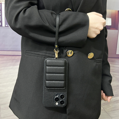 坎宁安适用于荣耀X60pro手机壳畅玩60plus手绳x60i插卡套30s挂绳V40卡夹X7A商务8a零钱包20lite畅享30保护套