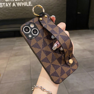 适用vivoS30手机壳S30Pro皮革腕带S30Promini支架S20手拿S19pro斜跨绳S18皮质S17e小众S16奢华S15时尚 防摔