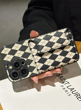 适用于荣耀Magic Vs3手机壳折叠屏V2插卡套vs2商务卡夹Magic Vs小众V3可装卡菱格magicV2典藏版放卡创意