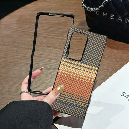 坎宁安适用于荣耀Magic Vs3手机壳折叠屏V2碳纤维vs2凯夫拉Magic Vs商务V3小众magicV2典藏版时尚男女防摔