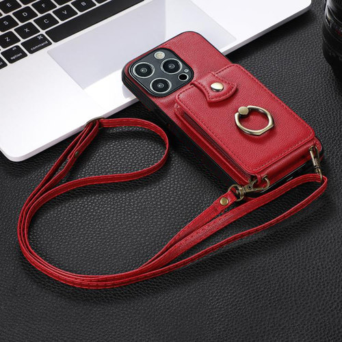 坎宁安适用于iPhone16手机壳苹果17promax斜跨绳15卡套14plus支架13零钱包12挂绳11复古xs背带式XR指环扣7