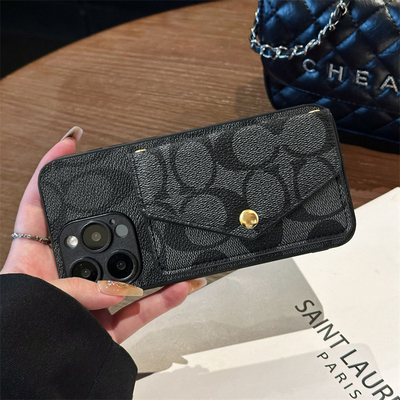 适用realme真我12手机壳GT6插卡套11Ultra商务卡夹10Pro可装卡Neo6SE支架Q3/Q5复古C3版时尚XT简约6/7保护套