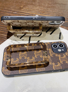 坎宁安适用于iphone17ProMax手机壳15高级14plus防摔苹果16创意13/12腕带11pro定制7/8P折叠XR懒人支架防摔