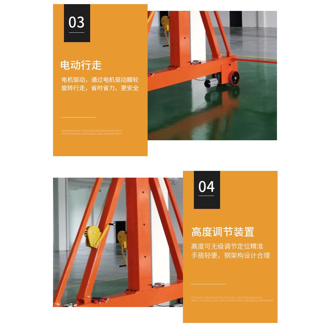 tzs小型龙门吊移动门市起重机厂操作简单经久耐用