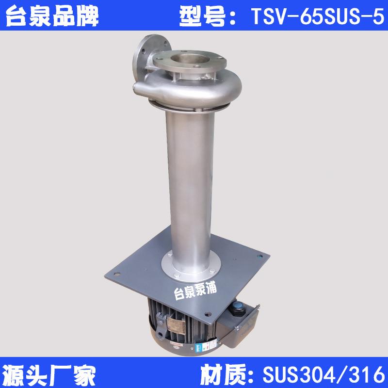 厂家5HP不锈钢循环立式液下泵TSV-SUS65-520165B泵头DN65