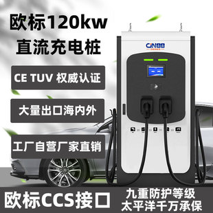 直流新能源汽车充电桩快充扫码 120kw欧标落地式 商用比亚迪