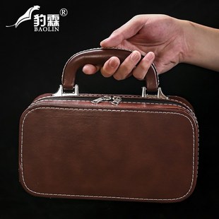 紫砂旅行茶具套装家用o茶壶泡茶一壶六杯一人旅行茶具便携式收纳