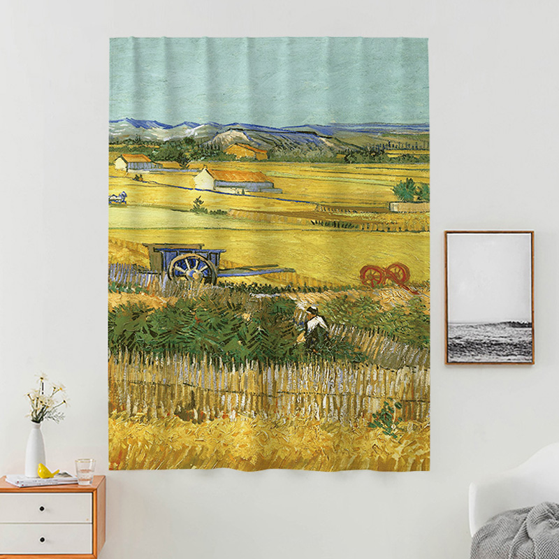 魔术贴全遮光窗帘布免打孔安装卧室粘贴式简易P安装自粘2023新款