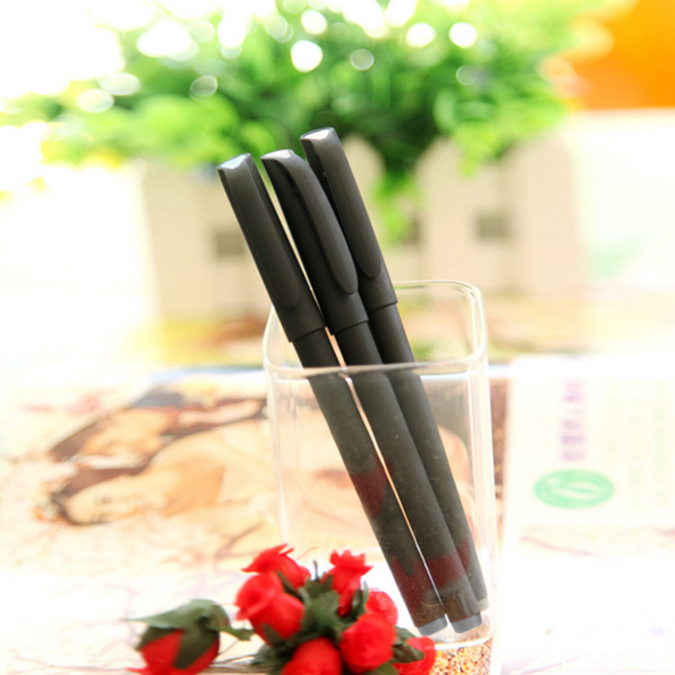 定做logog磨砂中性笔签字笔水笔中性笔 印制定制广告中性笔不断水