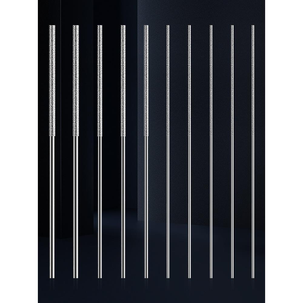 小圆锉刀金刚石打磨棒超细1mm扩孔合金挫工具2mm圆形特细搓刀