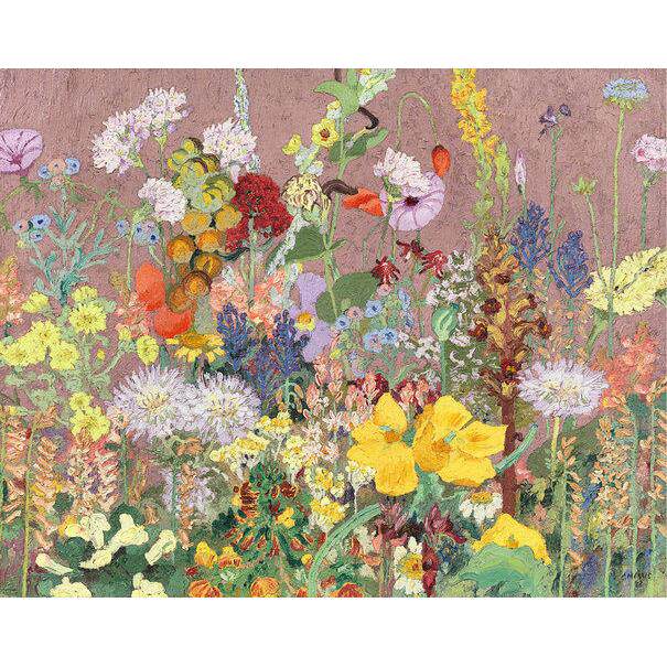 塞德里克-莫里斯.后印象派花卉罂粟花油画鸢尾花装饰画芯喷绘G21