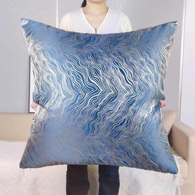 高端大号抱枕沙发客厅轻奢高级感布艺靠枕套子不含芯大靠背靠垫套