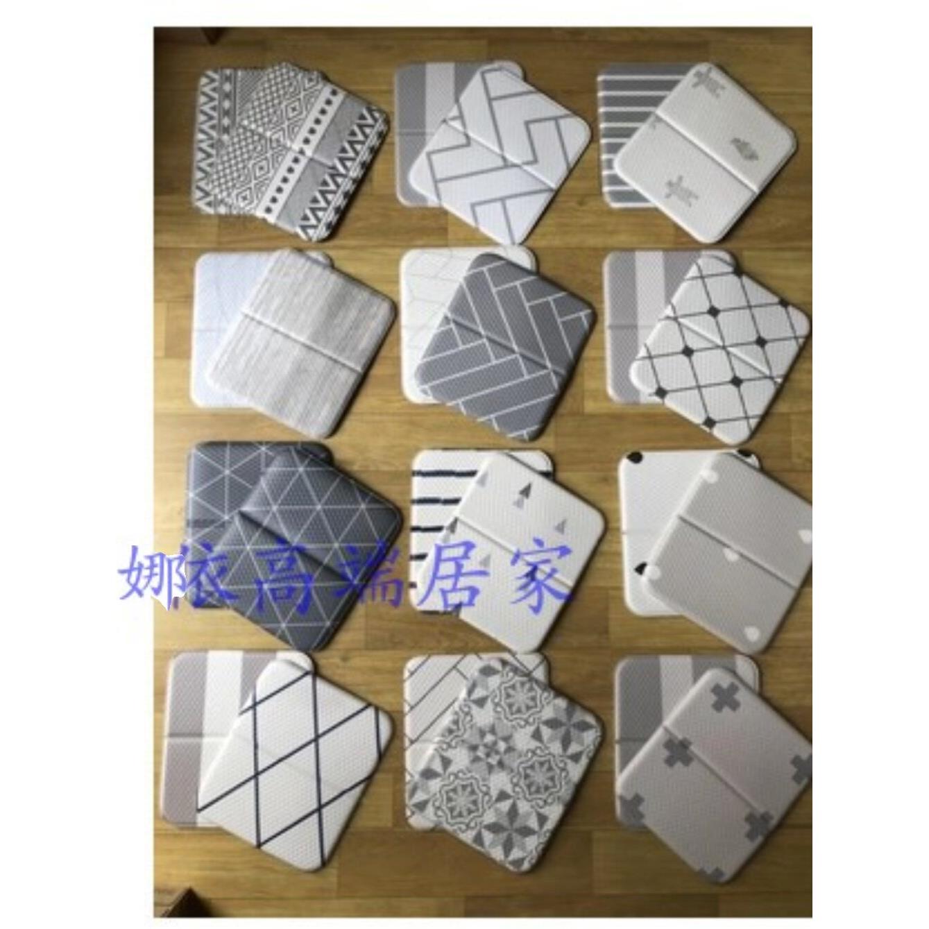 韩国进口坐垫可折叠洗澡桑拿垫加厚隔凉椅垫便携防潮户外卡通包邮