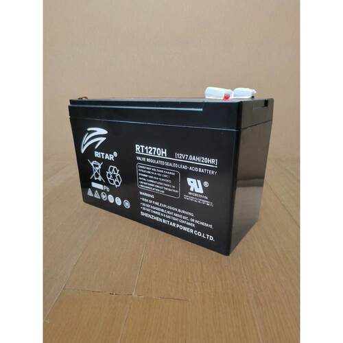 RITAR瑞达RT1270H蓄电池12V7AH通力电梯平层应急电源备用UPS电池