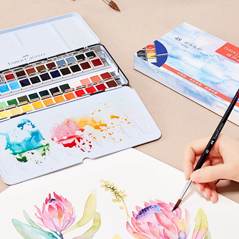 德国辉柏嘉艺术家固体水彩颜料色色色专业级美术生水彩画工具套装,文具电教/文化用品/商务用品,水彩颜料,淘宝优惠券,粉丝福利购,淘宝优惠卷