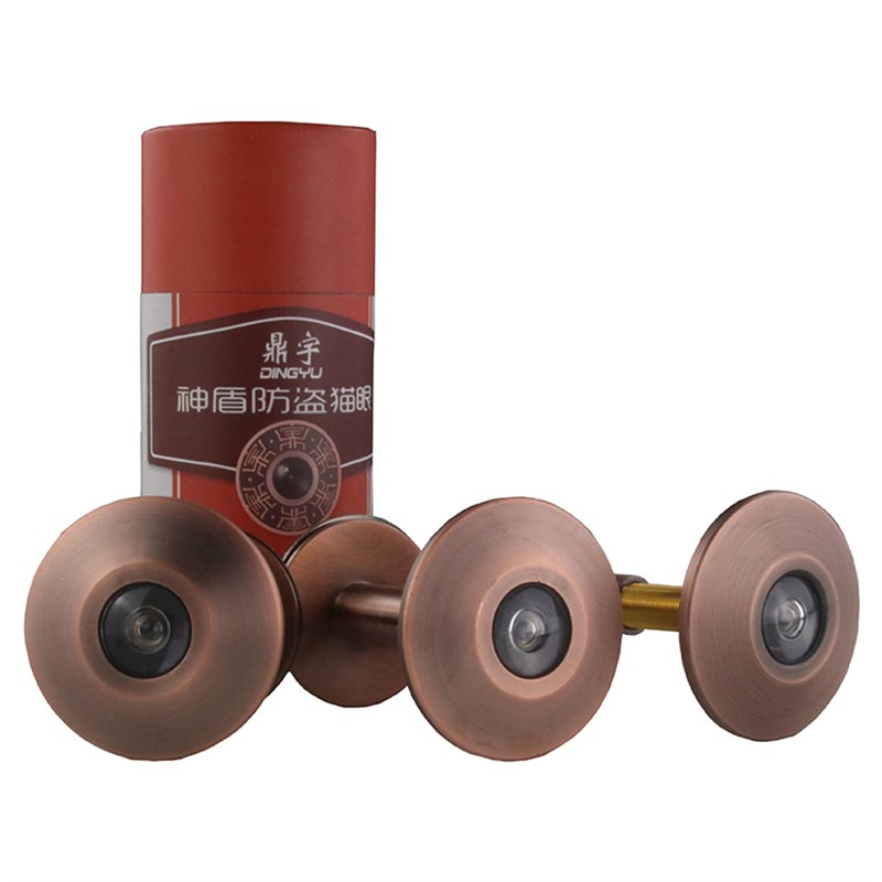 入户门猫眼家用防盗门高清门镜防撬金属可视门眼堵大门防盗看外面