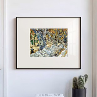 梵高装饰画小众艺术喷绘挂画客厅餐厅玄关油画风格艺术画民宿壁画