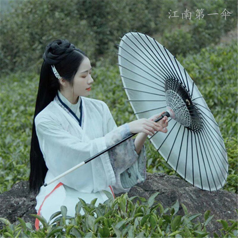 伞渐变灰拍古风和风婚纱摄影旅拍工艺日式长柄和伞舞蹈道具伞