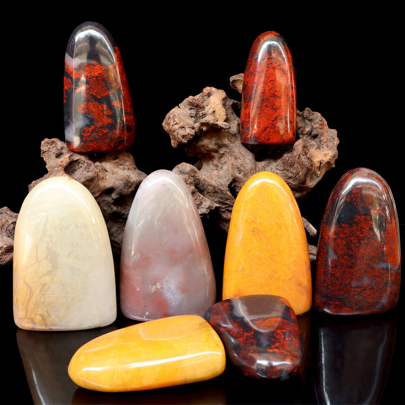 高端印章闲章天然玉石桂林鸡血玉 鸡血石落款 引首章篆刻刻字