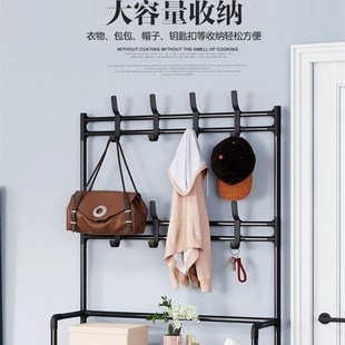 2022置物架 鞋 架子简易门口家用一体式 收纳鞋 柜防尘衣帽架入门爆款