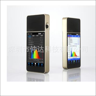 仲达光谱彩色照度计色温仪手持LED灯具显指RA测试色温照度计