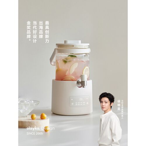 olayks立时璃泉全纯玻璃养生壶养生煮花茶桶无涂层烧水壶2025新款