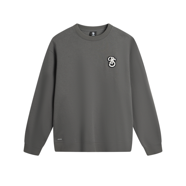 李宁反伍男子加绒保暖宽松套头衫