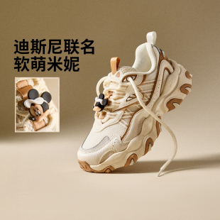 运动鞋 李宁猫爪 女厚底增高休闲鞋 2025新款 AGCV044 透气老爹鞋