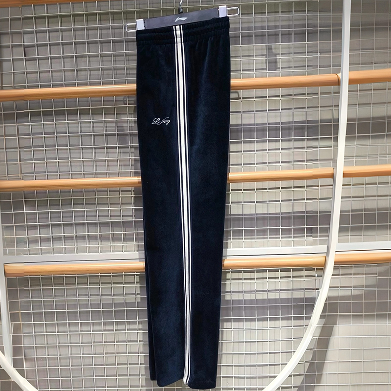 李宁女子卫裤 运动生活系运动灵感系列长裤 AKLW094