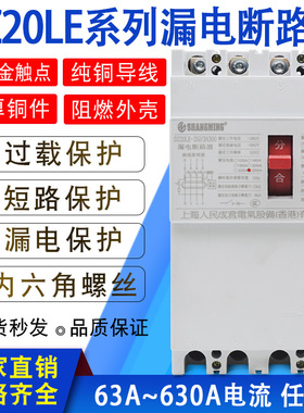 DZ20LE-160/4300 250A400A630A塑壳漏电断路器三相四线保护器380V