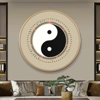 太极八卦图装饰画阴阳易经周易先天五行道家阵挂画养生道家圆形画