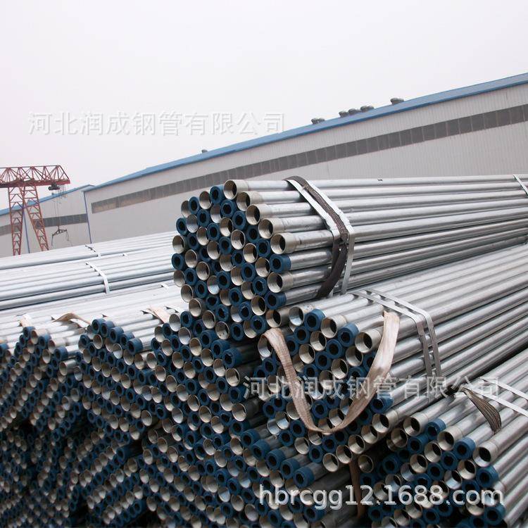 厂家直供优质英标BS1387-1983 DN200规格两端带车丝管箍镀锌管