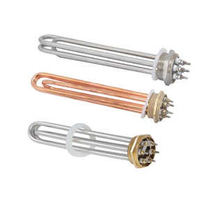 水箱大功率电热管380Vp12KW2寸DN50加热棒空气能辅助1寸半加长发