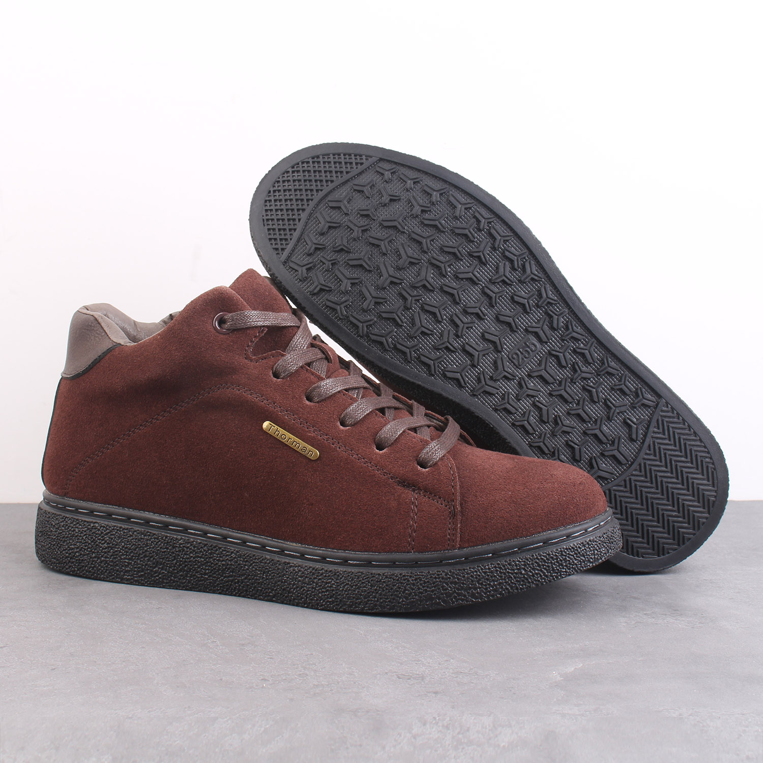 瑕疵清仓！韩国单男女款加绒羊毛真皮短靴反绒牛皮保暖防滑休闲鞋