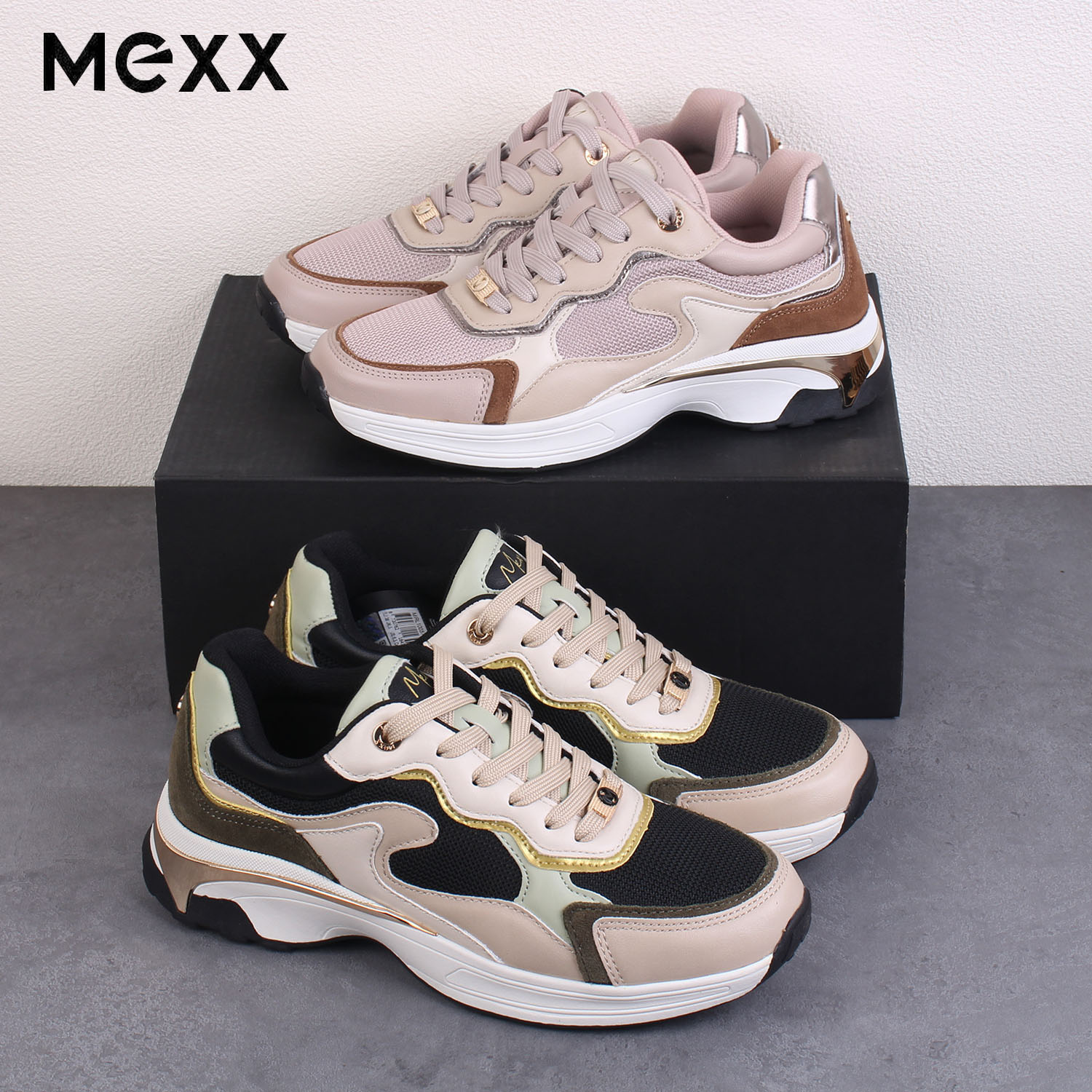 出口欧洲订单ME*X女士时尚休闲鞋低帮系带防滑耐磨运动鞋外贸女鞋