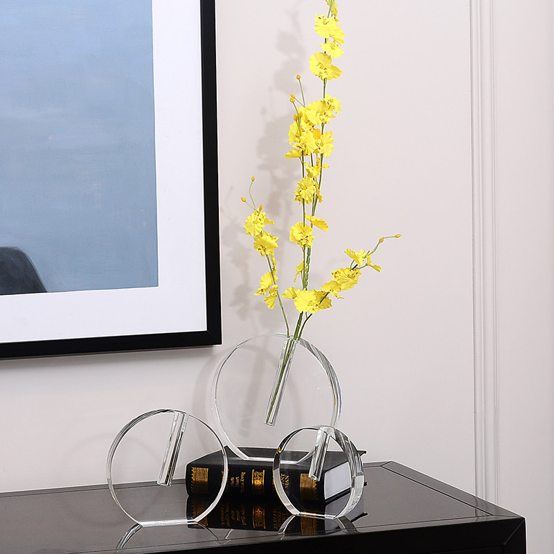 水晶玻璃小花瓶 迷你插花小花瓶 办公桌餐桌装饰小清新花瓶摆件,家居饰品,花瓶,淘宝优惠券,粉丝福利购,淘宝优惠卷