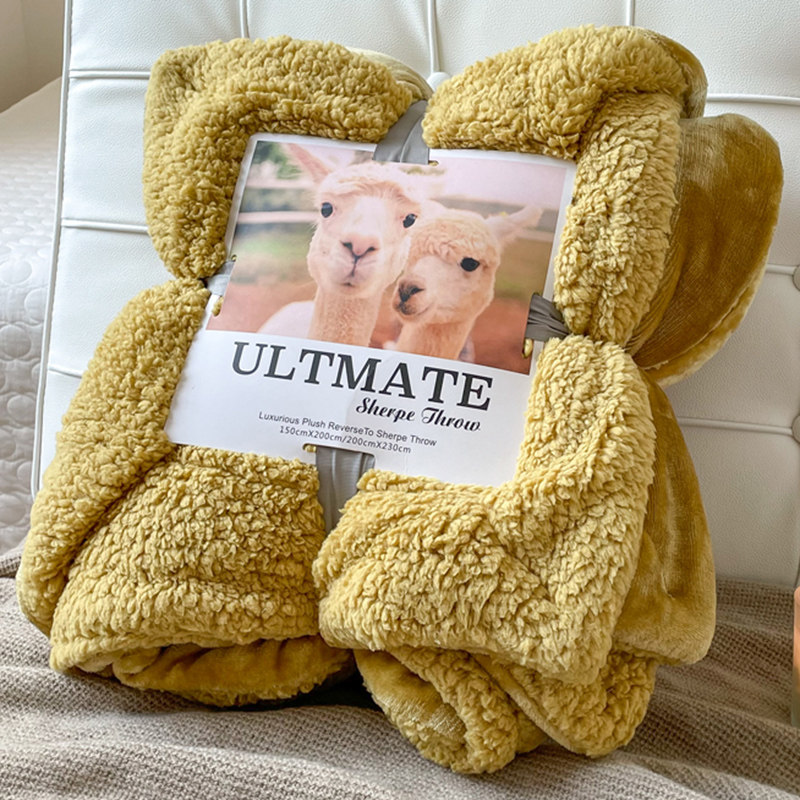 羊羔绒午睡办公室披肩毛毯加厚冬季沙发盖毯珊瑚法兰绒空调小毯子,床上用品,休闲毯/毛毯/绒毯,淘宝优惠券,粉丝福利购,淘宝优惠卷