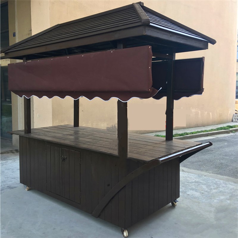 户外夜市地摊摆摊小吃车移动摊位售卖车网红活动促销展示花车推车