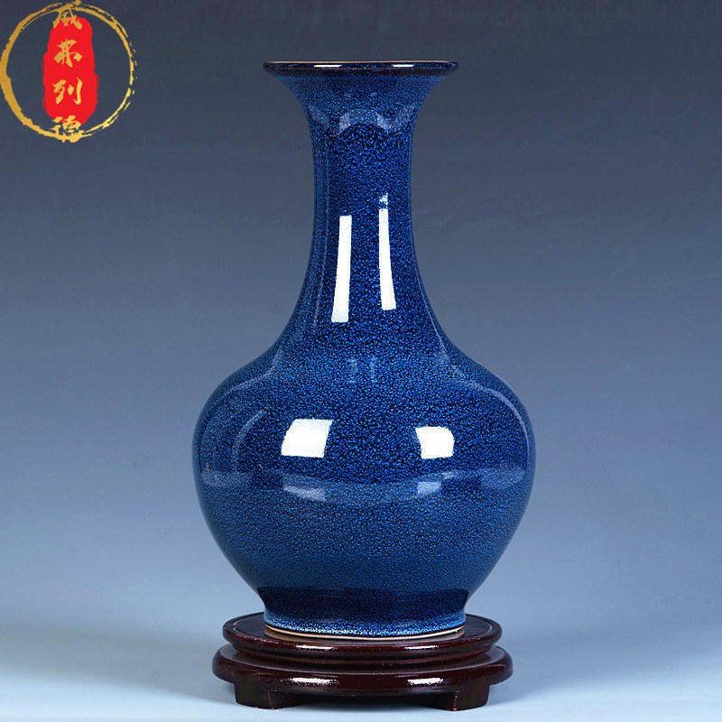 威弗列德景插花装饰赏瓶瓷器德镇陶瓷花瓶客厅电视柜博古架摆件