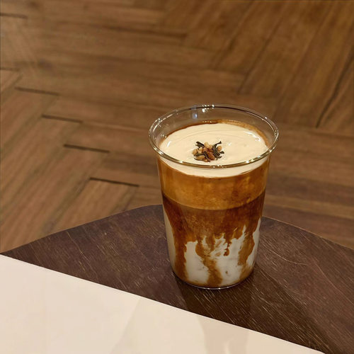 ins风玻璃翻口咖啡杯喝水杯子茶
