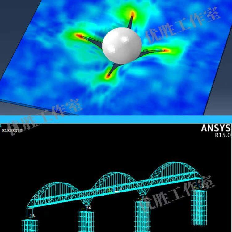 代做Abaqus/Ansys/Fluent/Adams/lsdyna/comsol有限元仿真CAE分析