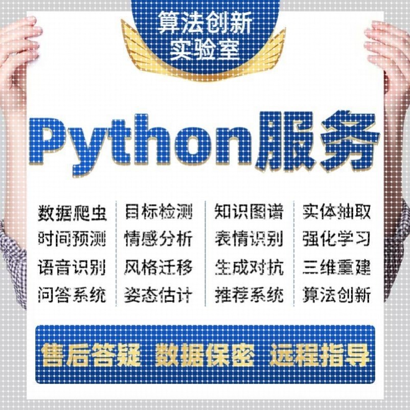 python代编程深度学习算法代码编写答疑大模型跑通指导爬虫调试