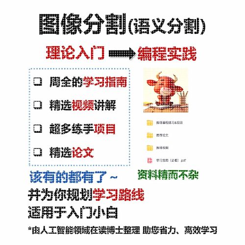 图像分割 语义分割/Semantic Segment/计算机视觉/AI学习资料方案