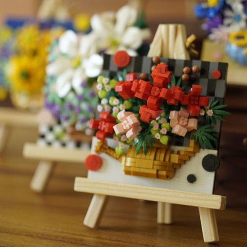 纽恩斯积木永生玫瑰花束DI