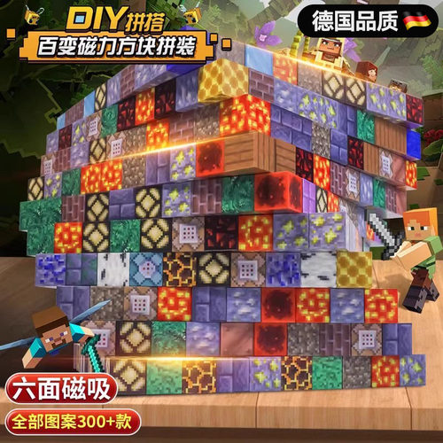 德国进口儿童男孩子我的世界方块