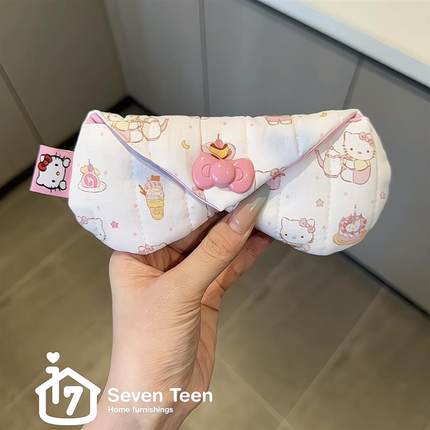 HelloKitty眼镜袋2025新款防刮墨镜收纳包少女心户外旅游随身便携